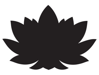 LOTUS FLOWER SILHOUETTE