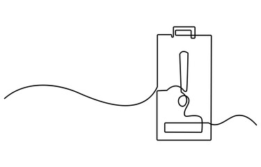 Continuous one line drawing of battery charging. Single line drawing illustration of battery charging symbol. Electricity energy concept vector art. Doodle line illustration.