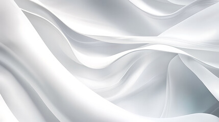 Crisp white folded paper structure design with clean ridges and soft ambient light, ideal for a wide website banner with copy space