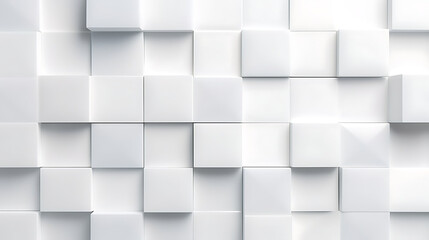 Crystalline 3D white tiles arranged in a repeating wide pattern over a soft neutral gradient, perfect for high-end modern UI backgrounds