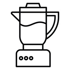 Blender icon Outline isolated logo mark