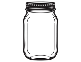 MASON JAR SILHOUETTE