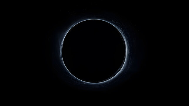 A glowing circular ring against a dark background, resembling an eclipse or celestial phenomenon.