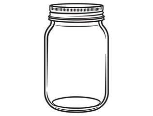 MASON JAR SILHOUETTE