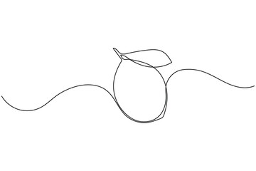 Continuous line drawing of eight lemons on white background © Line Art King