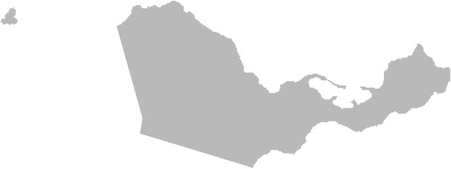 Ceuta, Spain – administrative vector map (Web Mercator projection, PPT-compatible & fully editable)