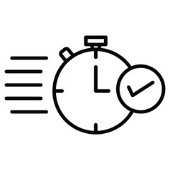 quick response icon Outline isolated logo mark