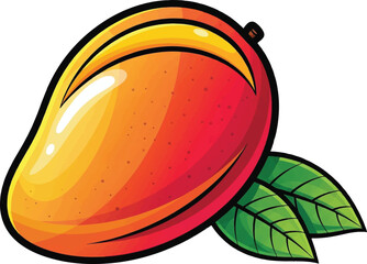 vector illustration of a mango fruit