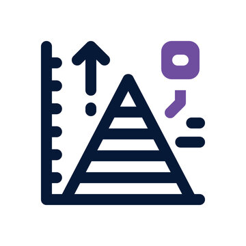graph duotone icon. Sleek and modern vector icon for websites, mobile apps, marketing materials, and corporate design. Fully scalable and ready to use.
