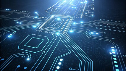 Fototapeta premium circuit board background