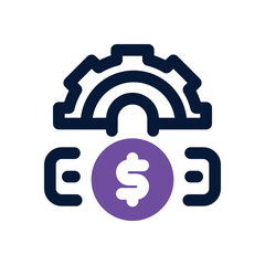 fixed duotone icon. Sleek and modern vector icon for websites, mobile apps, marketing materials, and corporate design. Fully scalable and ready to use.