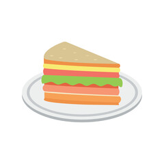 Sandwich on Plate