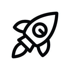 startup line icon. Clean and minimalist vector icon for websites, mobile apps, presentations, and logos. Fully scalable and customizable for any project.