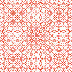 Asian Red Pattern Oriental