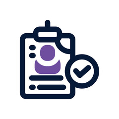 access card duotone icon. Sleek and modern vector icon for websites, mobile apps, marketing materials, and corporate design. Fully scalable and ready to use.