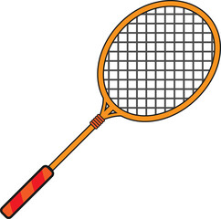 스포츠 라켓 아이콘 벡터 일러스트