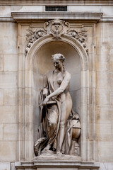 Obraz premium Statue de la Bourse à Bruxelles