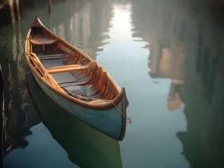 Obraz premium Venice canal with boat 