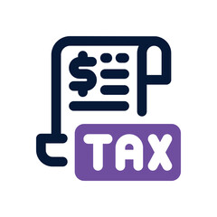 bill duotone icon. Sleek and modern vector icon for websites, mobile apps, marketing materials, and corporate design. Fully scalable and ready to use.