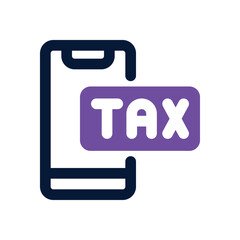 smartphone duotone icon. Sleek and modern vector icon for websites, mobile apps, marketing materials, and corporate design. Fully scalable and ready to use.