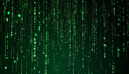 Obraz premium binary code background
