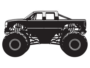 MONSTER TRUCK SILHOUETTE