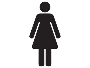 WOMAN ICON SILHOUETTE