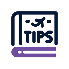 travel tips duotone icon. Sleek and modern vector icon for websites, mobile apps, marketing materials, and corporate design. Fully scalable and ready to use.