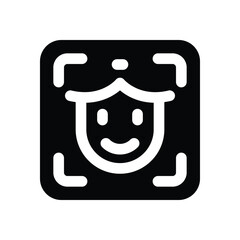 close up glyph icon. Strong and solid vector icon for websites, mobile interfaces, presentations, and visual branding. High quality and easy to edit.