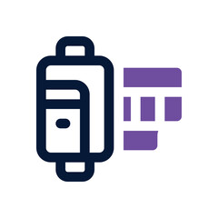 camera roll duotone icon. Sleek and modern vector icon for websites, mobile apps, marketing materials, and corporate design. Fully scalable and ready to use.