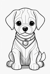 Fototapeta premium coloring page 