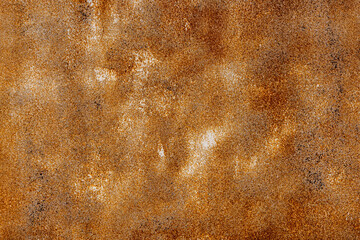 Rusty metal surface with texture and oxidation patterns