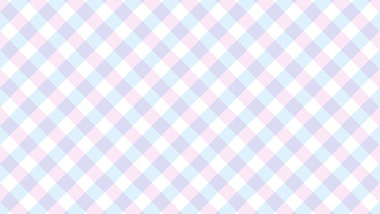 ピンクと水色の2色チェック柄背景壁紙、アスペクト比16；9