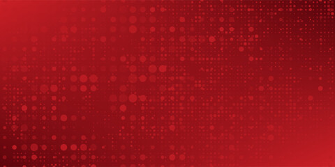 Red diagonal geometric shape with halftone. Modern fiber textured vector eps 10