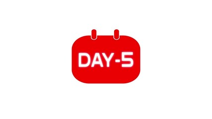 Events calendar animation. Calendar schedule, appointment, important date concept.