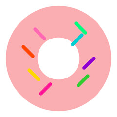 도넛,디저트,과자,달콤한,스프링클,구멍,간식,베이커리