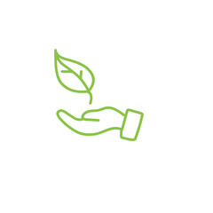 eco friendly concept icon