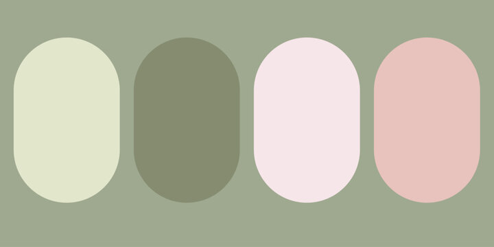 Pantone colour palette catalog samples.  Nude pastel palette. Trendy pallete of color. Cozy color pallete