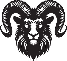 Majestic Beast Mountain Goat Head 