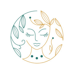 Creative beauty skin care logo design vector. Logo for Beauty products.