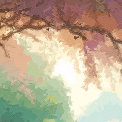 Various oil paintings, floral landscapes, lakes, plum blossoms, roses, peonies, butterflies, ducks, birds, tulips, geese, small boats