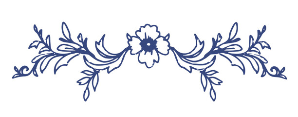 Vintage Vector Border, suitable for the design of printed products, banners, invitations, weddings, birthday parties in vintage style.