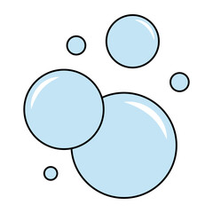 Simple bubble soap shape