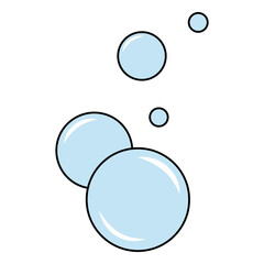 Simple bubble soap shape