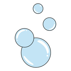 Simple bubble soap shape