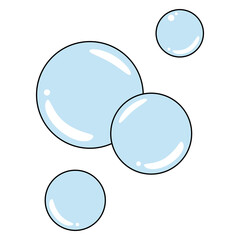 Simple bubble soap shape