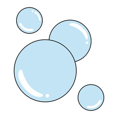 Simple bubble soap shape