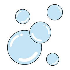 Simple bubble soap shape