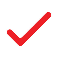 red check mark