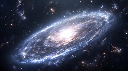 Fototapeta premium Spiral Galaxy in Deep Space